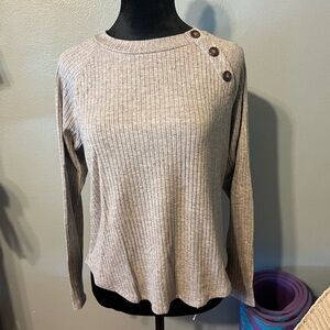 Lush gray top size large